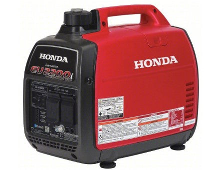 HONDA Portable Generator: Inverter, Gasoline, 1,800 W Running, 2,200 W Starting, 120V AC, Recoil