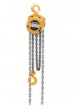HARRINGTON Manual Chain Hoist: Hook Mounted - No Trolley, 1,000 lb Lifting Capacity, 10 ft Lift Lg