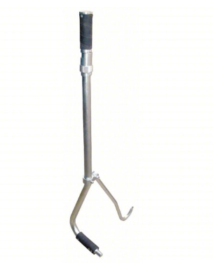 Manhole Cover Lid Lifter: 3 1/2 ft x 8 1/2 in x 4 1/2 in, Steel, 300 lb Capacity
