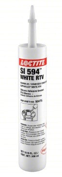 LOCTITE Adhesive Sealant: SI 594, White, 10 oz, Cartridge, 301% to 500% Elongation Range