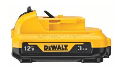 Battery: DEWALT®, 12V MAX, Li-ion, 1 Batteries Included, 3 Ah, 12V MAX, (1) Battery