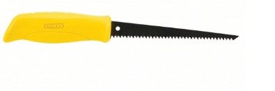 STANLEY Jab Saw: 6 in Blade Lg, Steel, 11 in Overall Lg, 8, Plastic