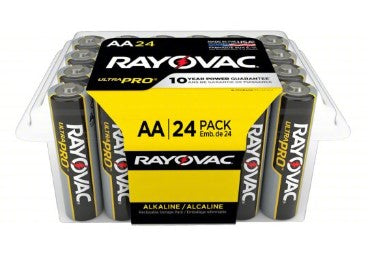 Battery: AA, Everyday, Alkaline, 1.5V DC, UltraPro, 24 PK