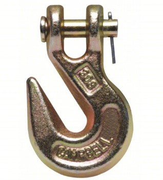 CAMPBELL Grab Hook: 4,700 lb Working Load Limit, 70 Hook Grade, Carbon Steel, 3/8 in Hook Opening Wd