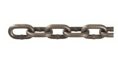 PEERLESS Straight Chain: 1/2 in Trade Size, 43 Chain Grade, Carbon Steel, Straight, 7 Links per Foot
