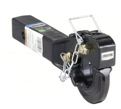 REESE Pintle Hook Mount: Hitch Mount, 10,000 lb Gross Vehicle Wt Capacity, 2,000 lb Tongue Wt, Steel