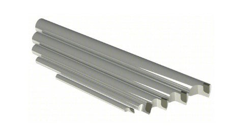 MICRO 100 Boring Bar Set: Boring, 1/4 in_3/8 in_1/2 in_5/8 in_3/4 in Shank Dia., Zinc, 5 Tools