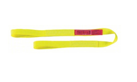 LIFT-ALL Web Sling: Type 3, Nylon,  Sling Lg, 8 1/2 in Eye Lg, 1 Plies