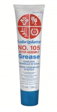 LUBRIPLATE Multipurpose Grease: 100 Series, 10 oz, Tube, NLGI 0, Calcium Thickener, Pkg. of 36
