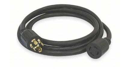 GENERAC Manual Transfer Switch Power Cord: Transfer Switch Cord, 25 ft Cord Lg, 125/250V AC, L14-30P