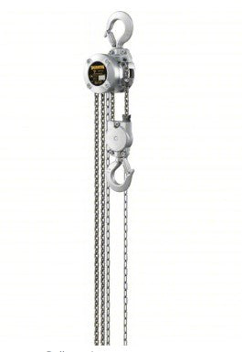 HARRINGTON Manual Chain Hoist: Hook Mounted - No Trolley, 2,000 lb Lifting Capacity, 10 ft Lift Lg