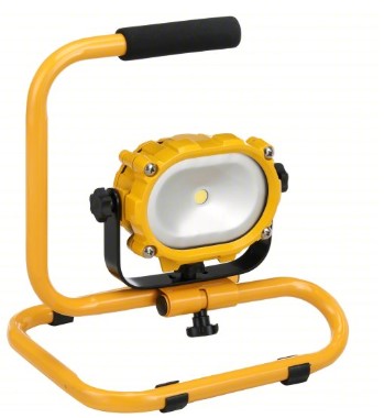 LUMAPRO Temporary Job Site Light: 1,100 lm Max Brightness, LED, 1, 1 Brightness Levels, 1 Lamp Heads