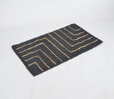 Handwoven Leather & Jute Monochrome Rug