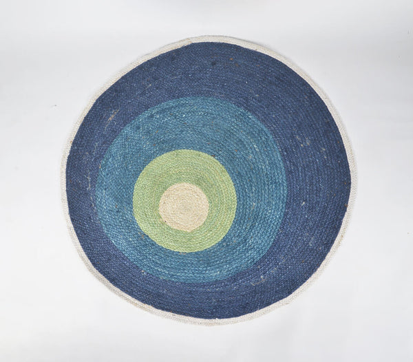 Statement Hand Braided Hemp Rug
