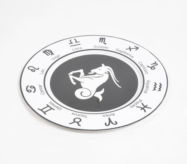 Capricon Zodiac Round Charger Plate