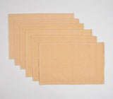 Solid Yarn-Dyed Chambray Weave Placemats With Hem Stitch (set of 6)_3