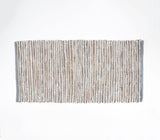 Handwoven Jute Striped Beige Rug