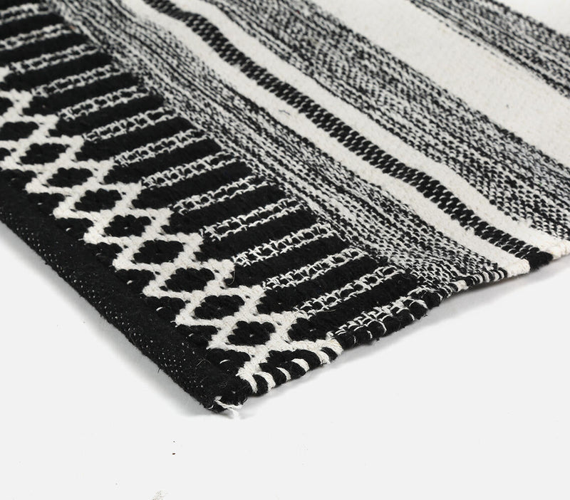 Woven & Tufted Monochrome Textured Rug