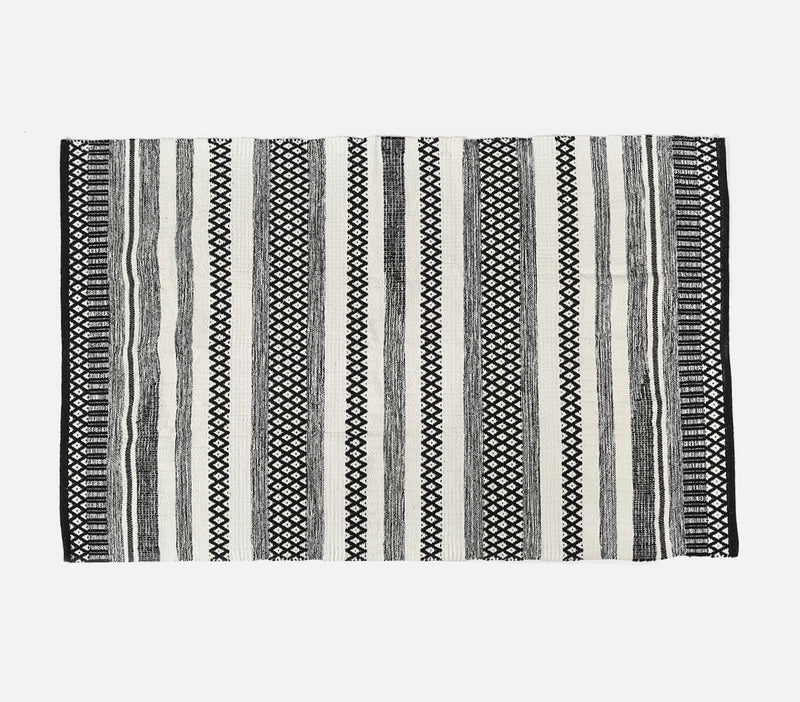 Woven & Tufted Monochrome Textured Rug