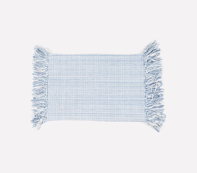 Fringed & Textured Cotton Placemats (Set of 4)