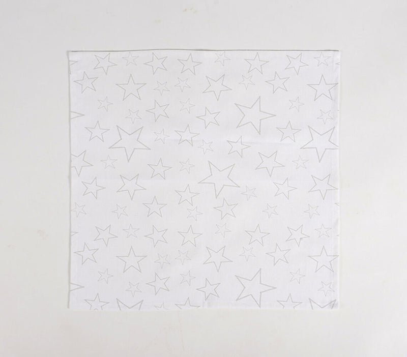 Handwoven Star Printed Napkins (set of 4)
