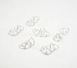 Heart Coiled Pearl Napkin rings (set of 6)