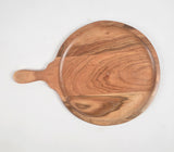 Farmhouse Raw Acacia Wood Pizza Platter