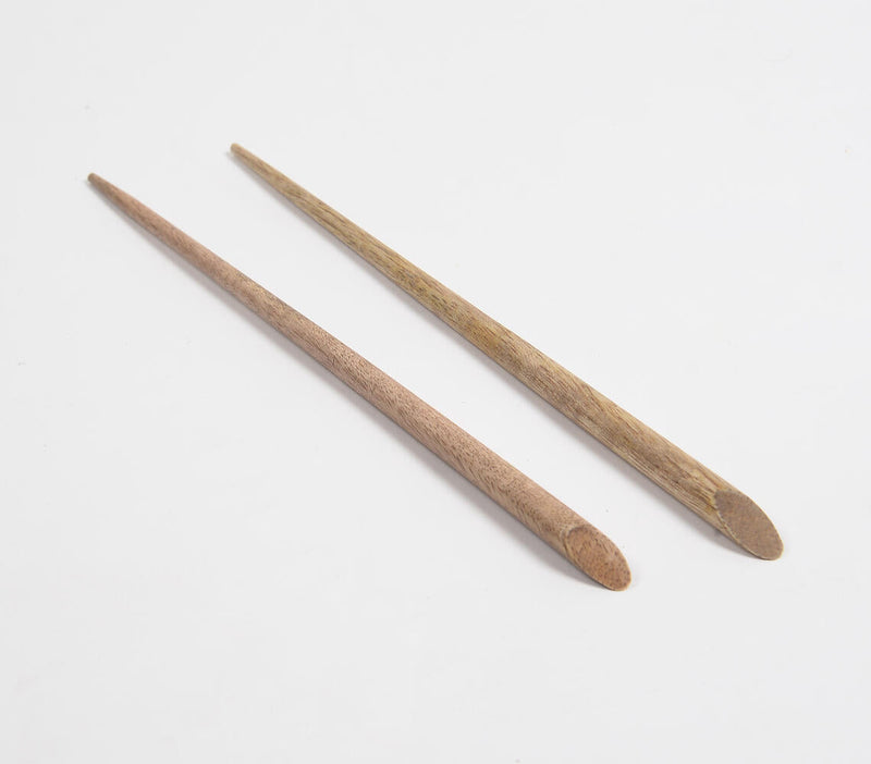 Handmade Mango Wood Classic Chopsticks (Set of 2)