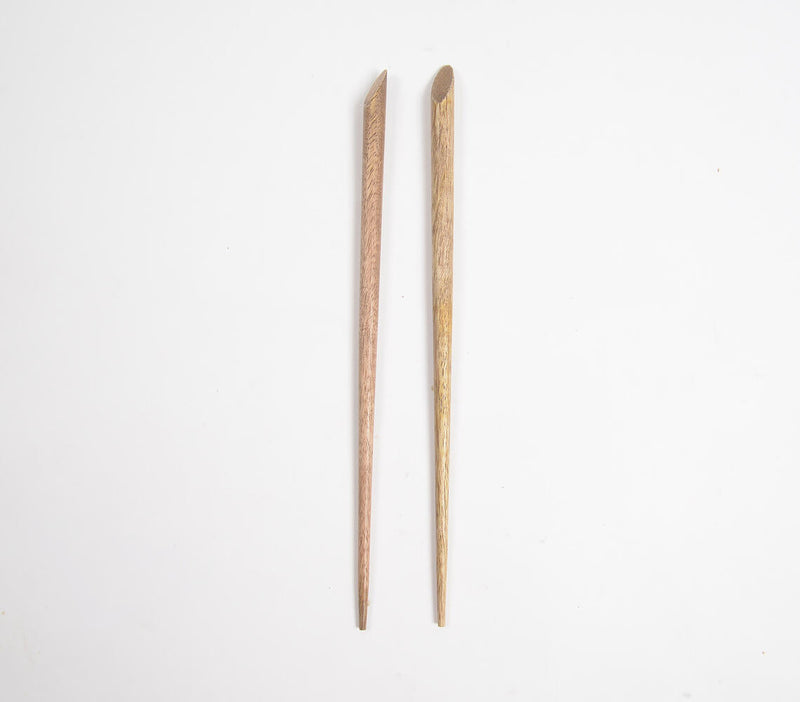 Handmade Mango Wood Classic Chopsticks (Set of 2)