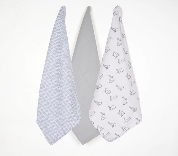 All Bunnies Cotton Kitchen Towels (Set of 3)