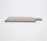 Colorblock Grey Stone & Wood Chopping Board