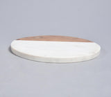 Colorblock Grey Stone & Wood Chopping Board