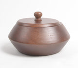 Classic Wooden Serving Bowl with Lid (Large)
