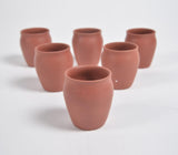Terracotta Pottery Kulhad Glasses (Set of 6)