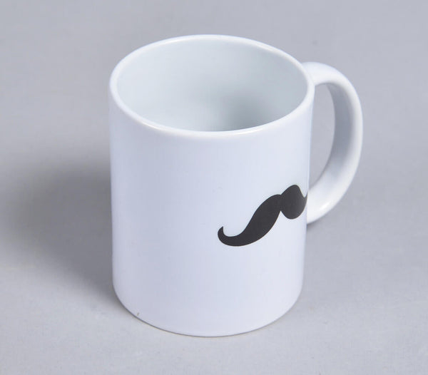 Ceramic Moustache-Graphic Coffee Mug