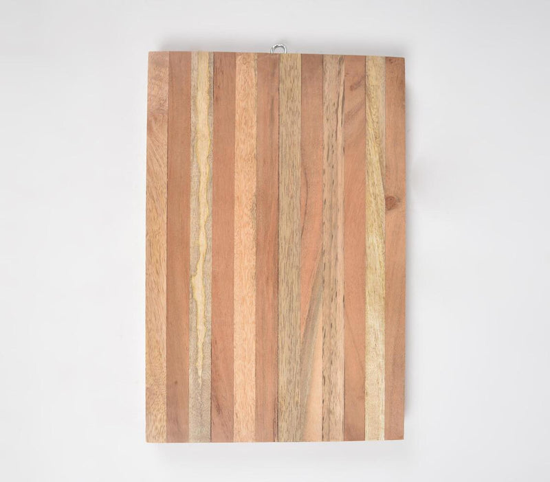 Striped Acacia & Mango Wood Chopping Board