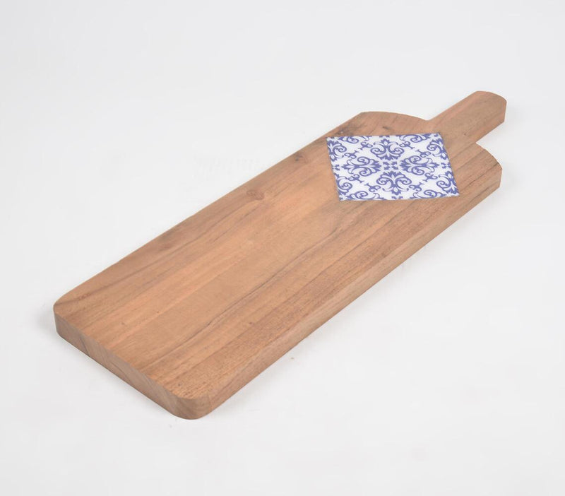 Floral Resin Diamond Mango Wood Chopping Board
