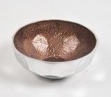 Textured Aluminium Pyramid Bowl
