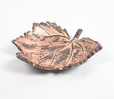 Vintage Gold-toned Maple Leaf Tray