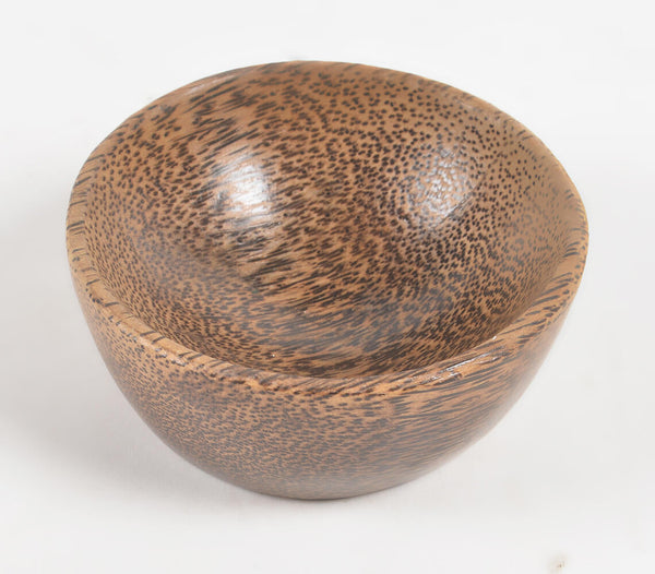 Natural Textured & Turned Palm Wood Bowl