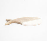 Hand Cut Mango Wood & Resin Whale Chopping Board