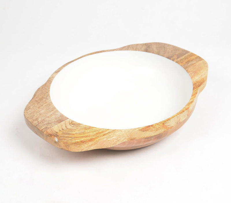 Natural Mango Wood Serving Bowl