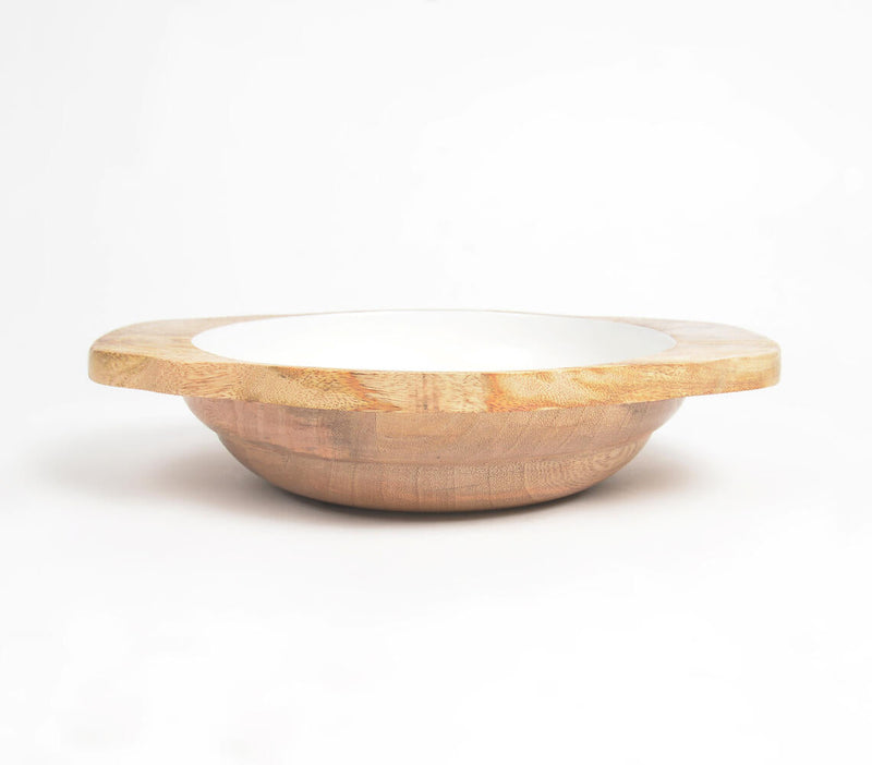 Natural Mango Wood Serving Bowl