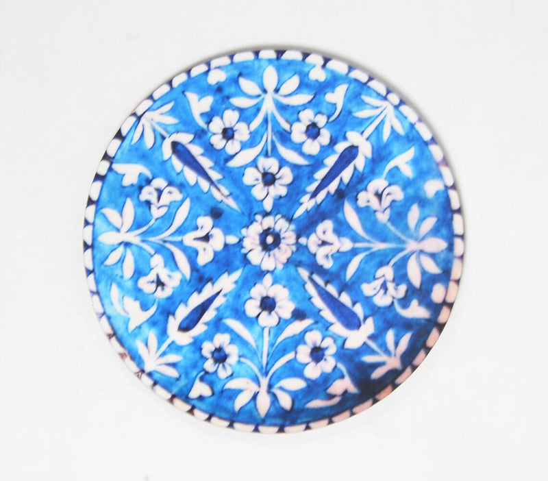 Ink Floral Laminated & laser Cut Coasters (set of 2)
