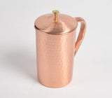 Hand Beaten Textured Copper Lacquer Coated Jug