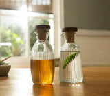 Glass Oil & Vinegar Bottles Set