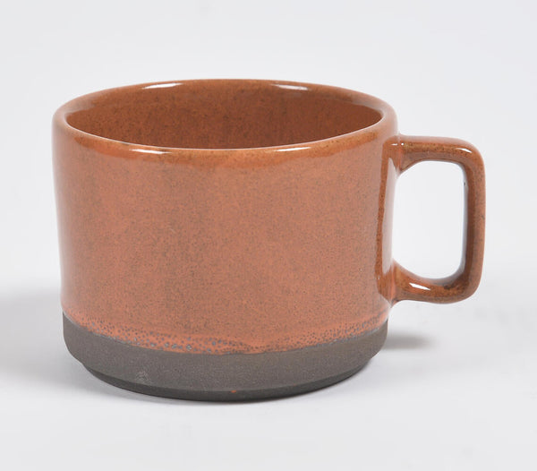 Dip-Dyed Ceramic Coffee Mug