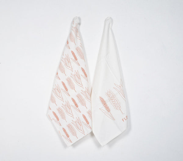 Printed Cotton Dish Towels (set of 2)