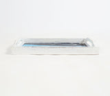 Hand Carved Mango Wood Abstract Enameled Tray