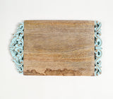 Hand Carved Wooden Distressed Finish Chopping Board